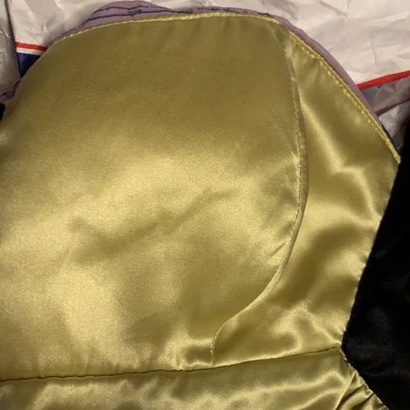 Bebe Striped Silk Halter Top SUMMER FESTIVAL Small - Picture 7 of 7